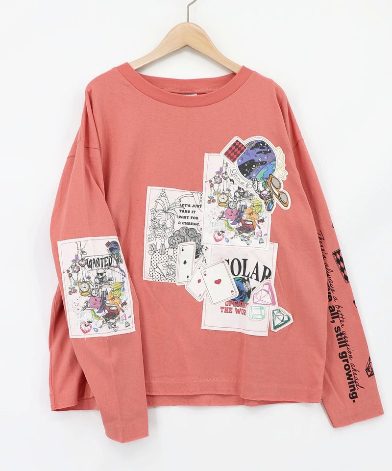 ワッペン＆アップリケ刺繍プルオーバー-12