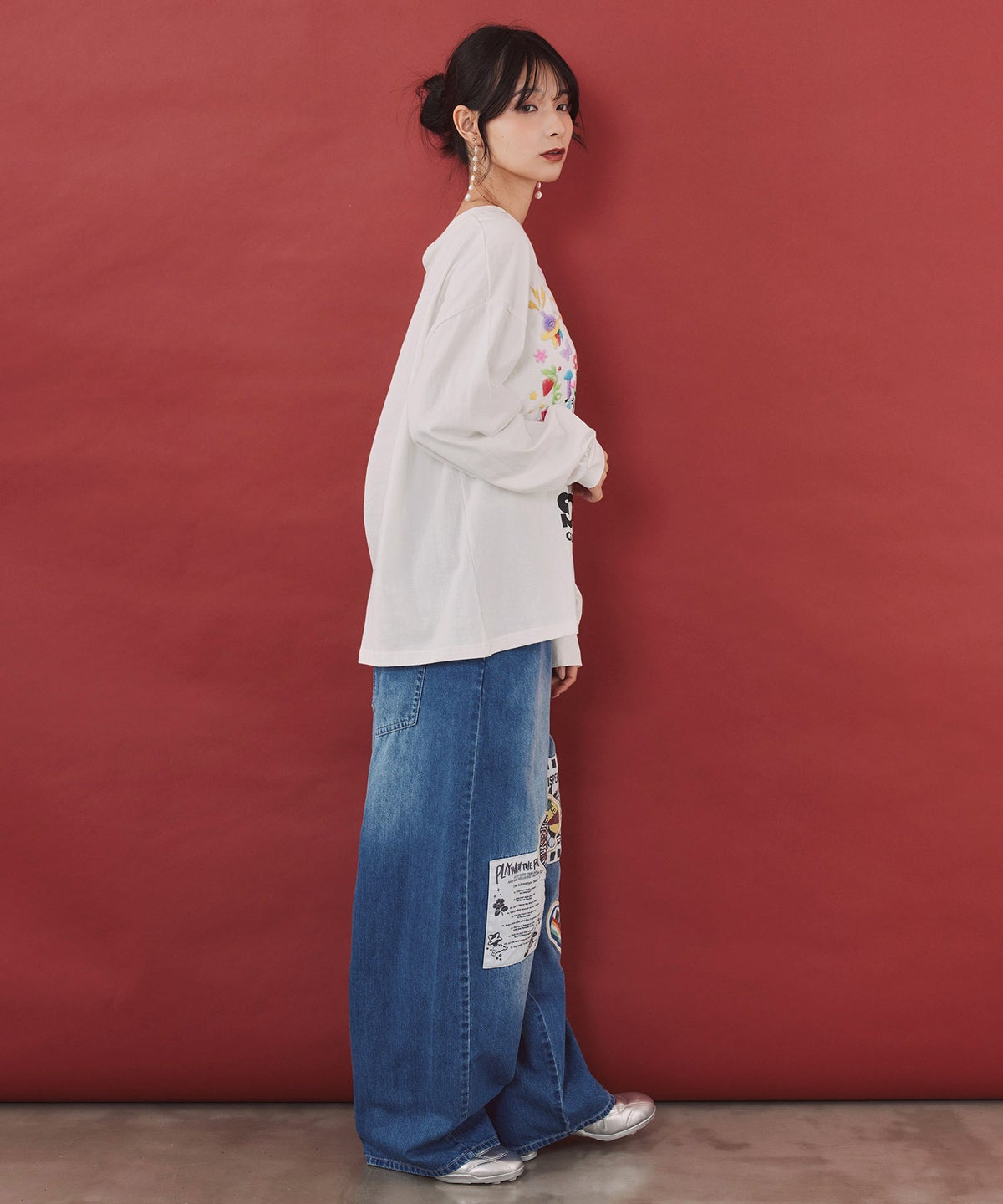 グミスカラーちゃん 発泡プリントTシャツ-3