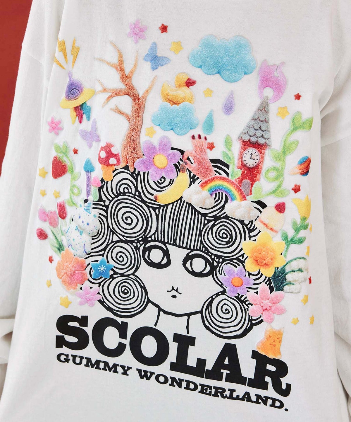 グミスカラーちゃん 発泡プリントTシャツ-7