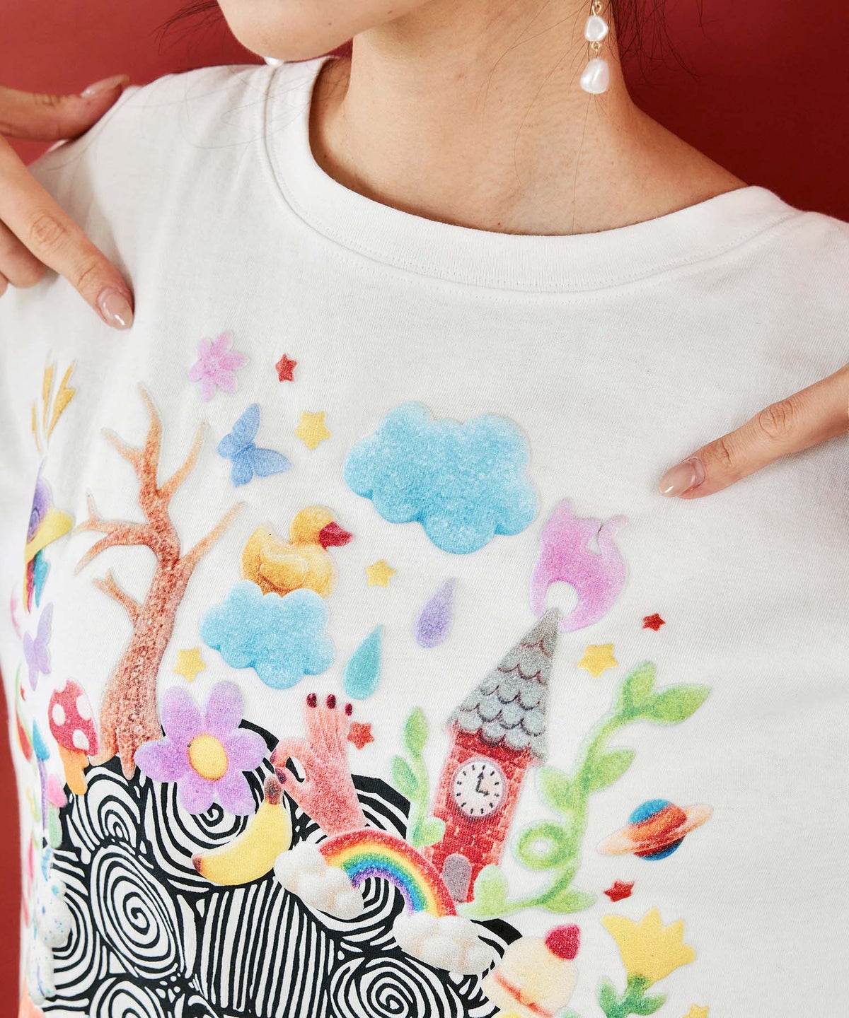グミスカラーちゃん 発泡プリントTシャツ-8