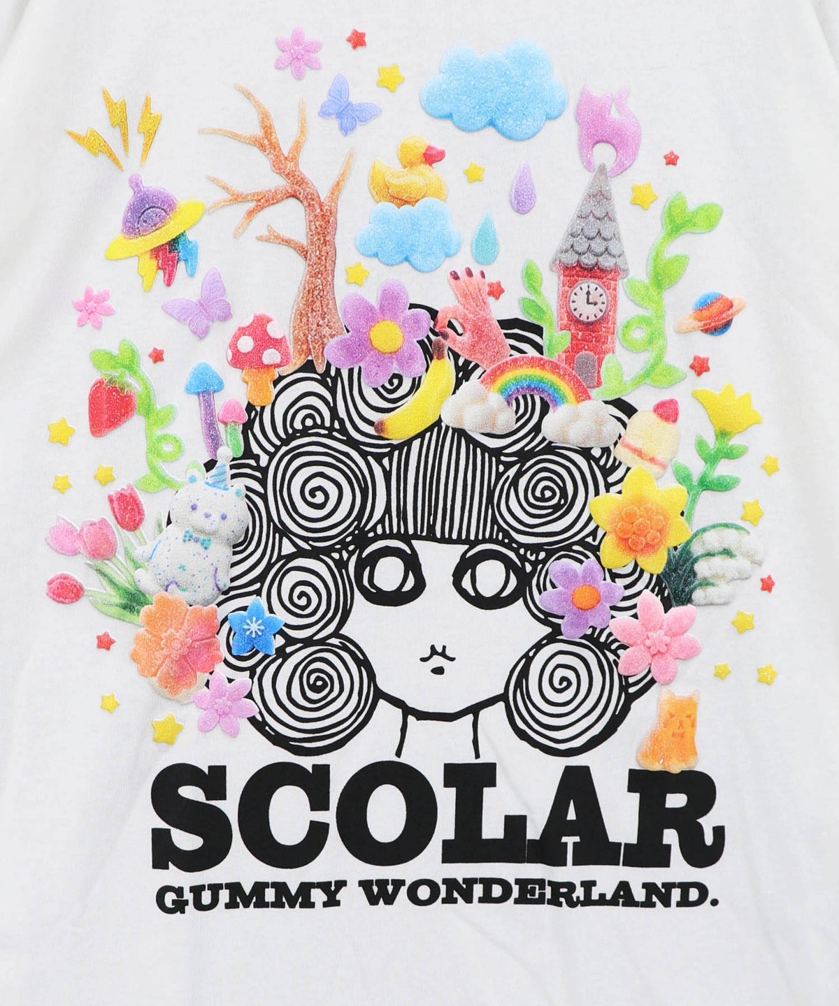 グミスカラーちゃん 発泡プリントTシャツ-10