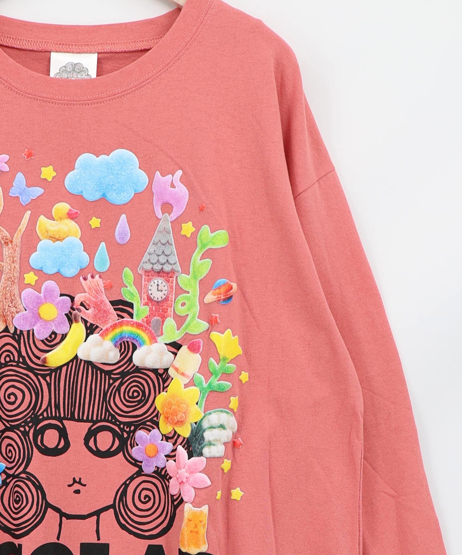 163716：グミスカラーちゃん 発泡プリントTシャツの通販-ScoLar