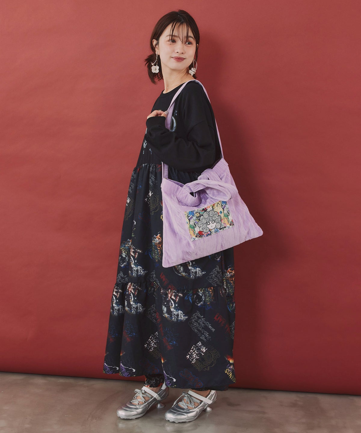 スカラーちゃん クラッシュベロア2WAYトート-2