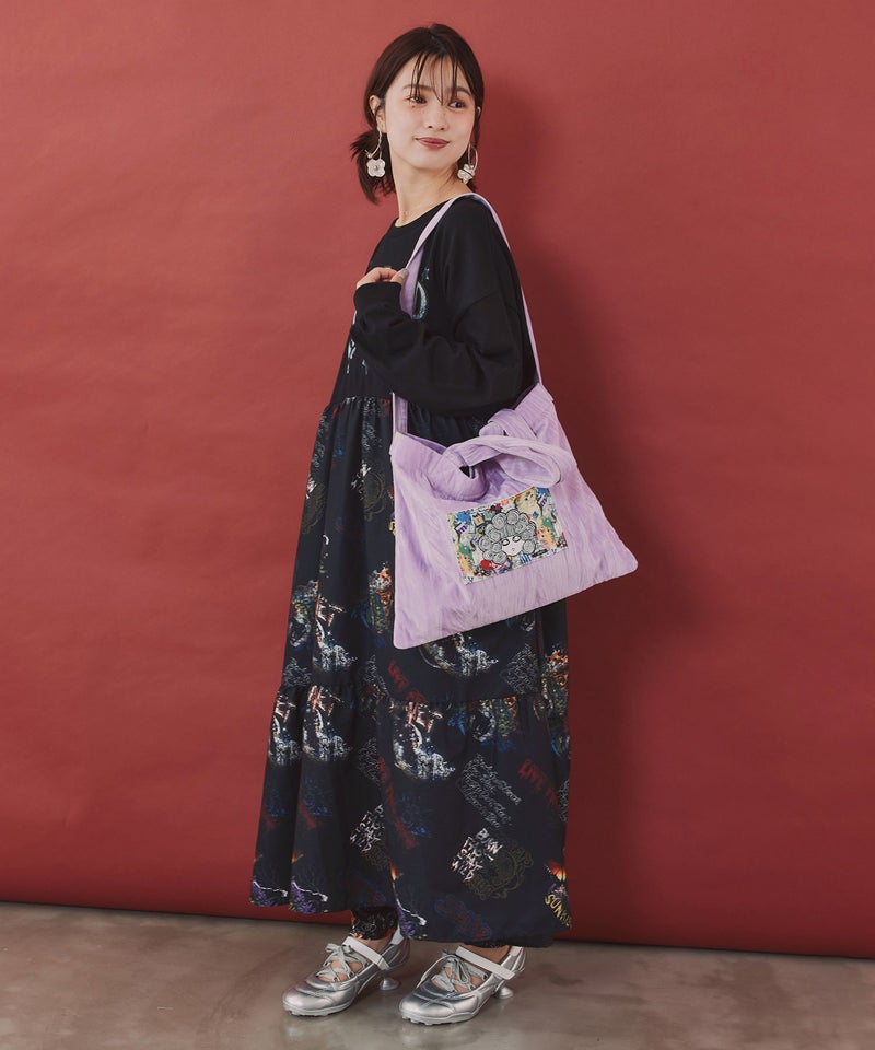 スカラーちゃん クラッシュベロア2WAYトート-2