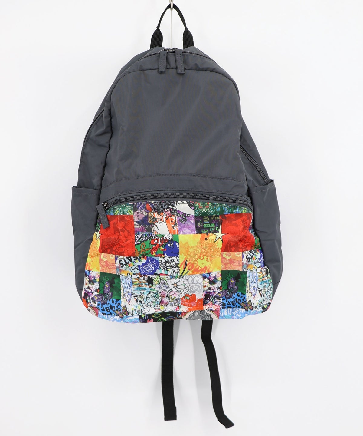 パッチワーク柄 パッカブルリュック-6