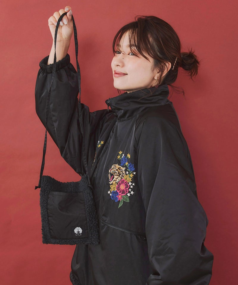 ポシェット付き POPアップリケ刺繍ジャケット-8