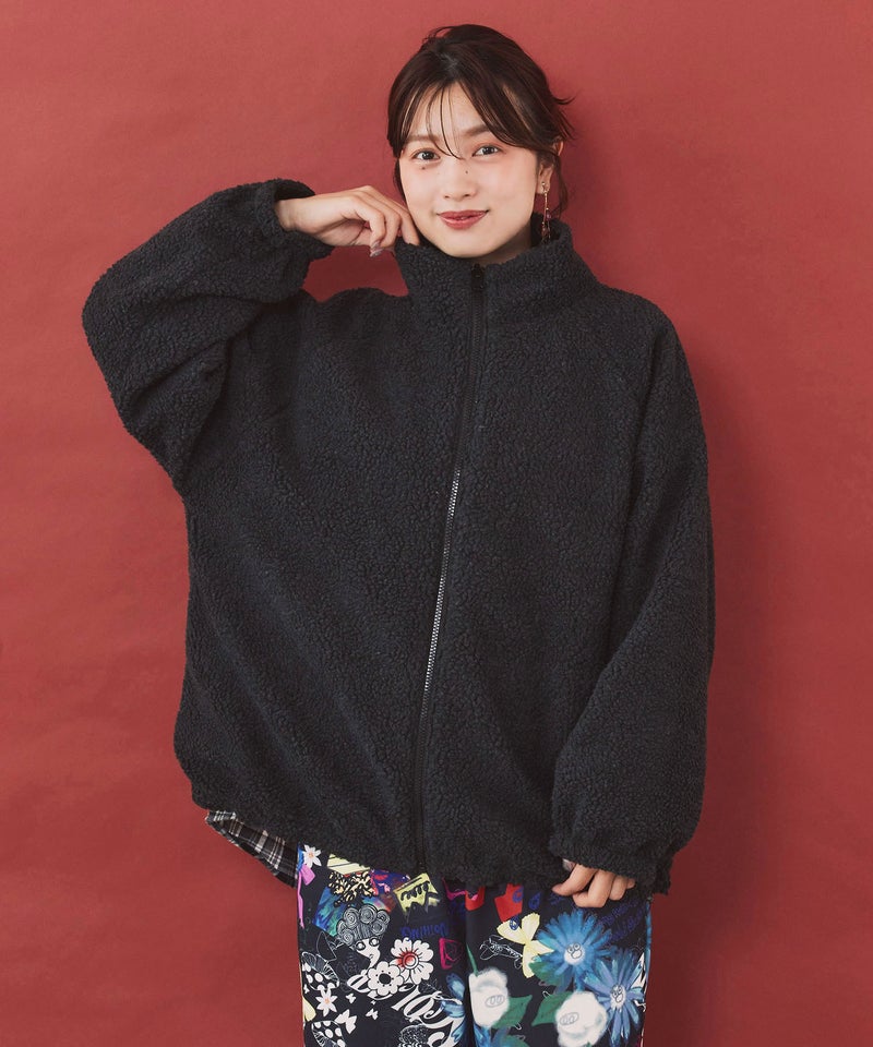 ポシェット付き POPアップリケ刺繍ジャケット-10
