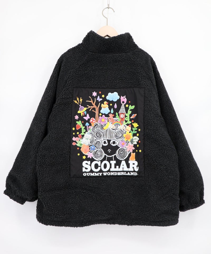 ポシェット付き POPアップリケ刺繍ジャケット-18