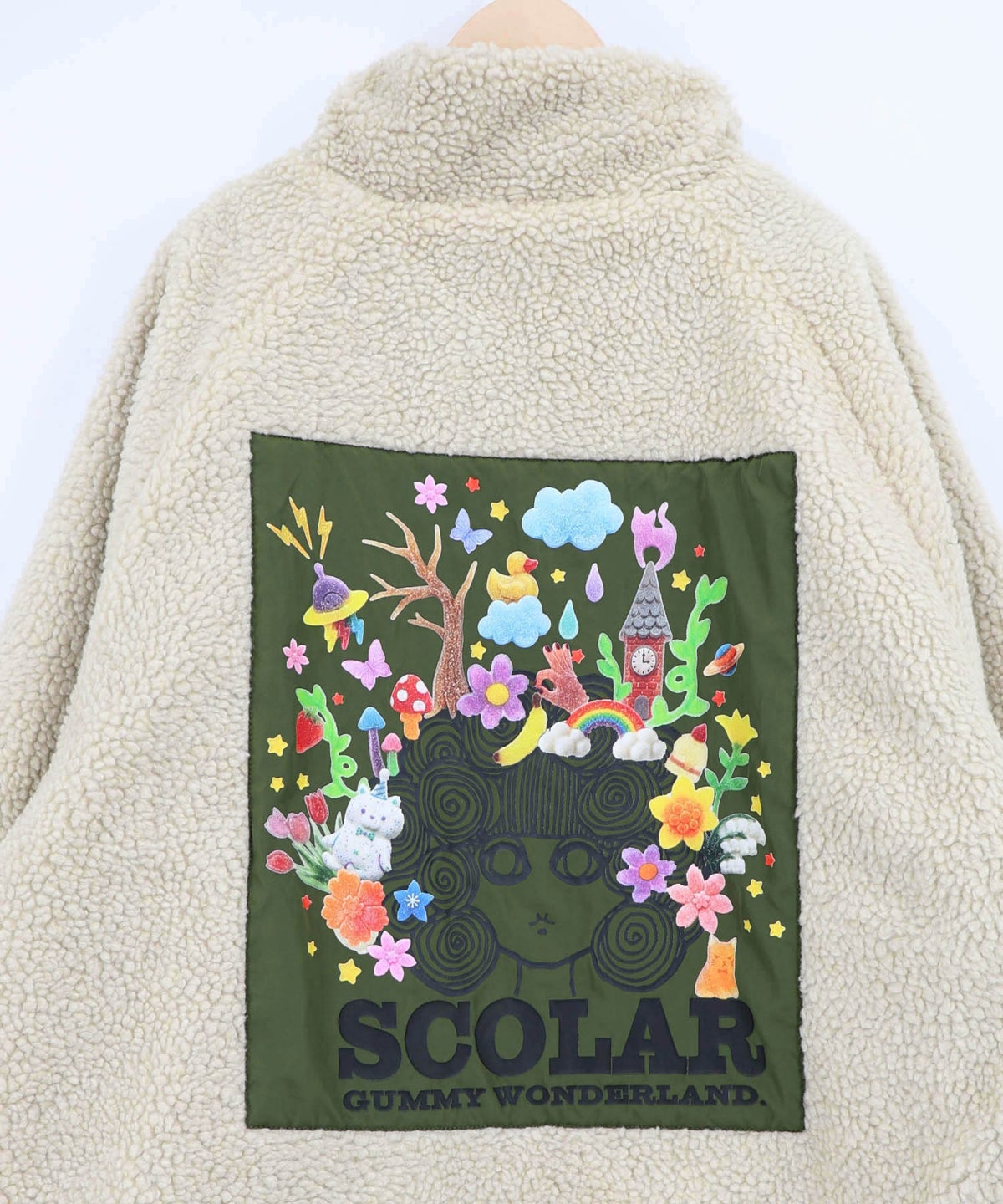 ポシェット付き POPアップリケ刺繍ジャケット-30