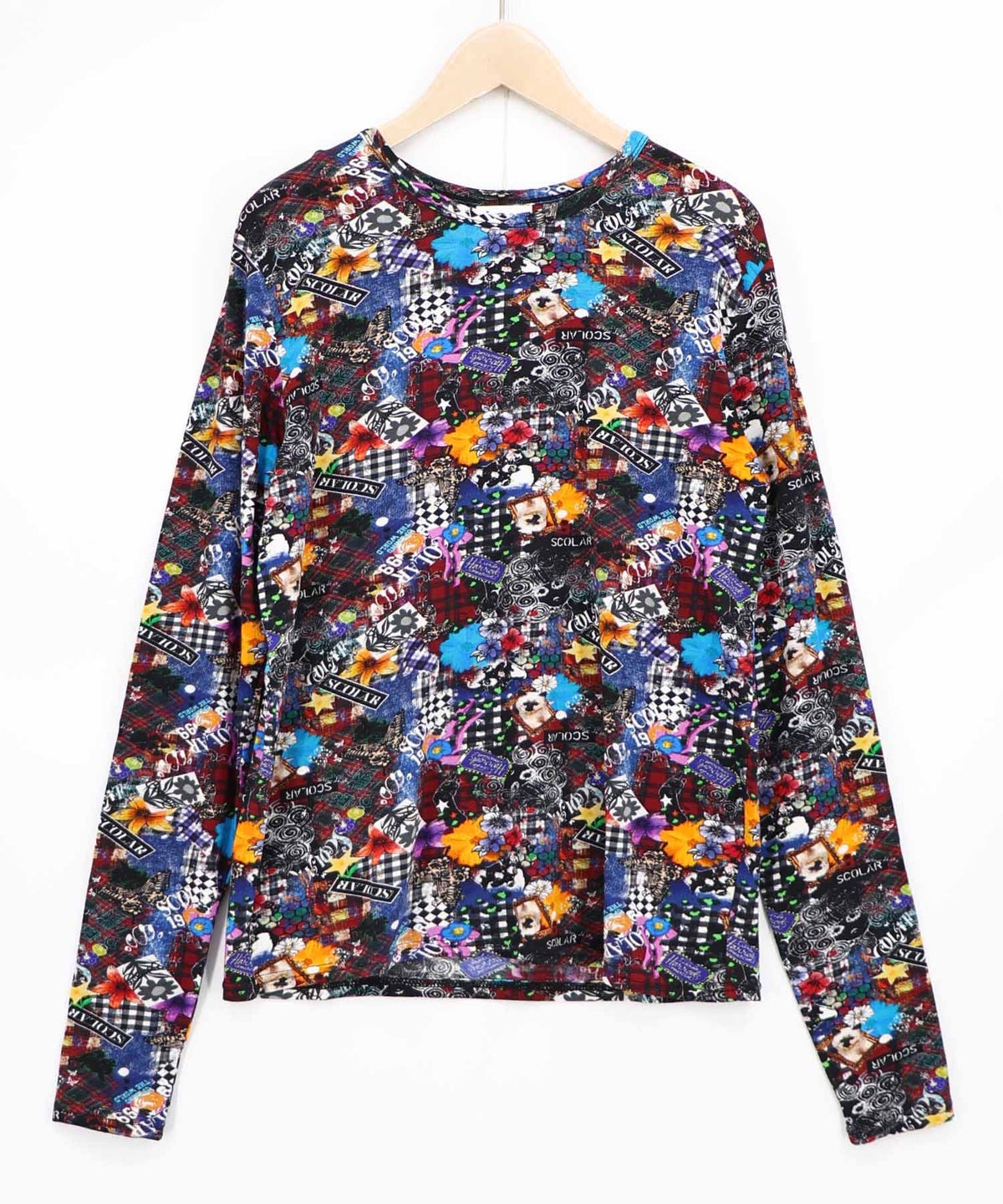 3柄展開 吸湿発熱素材 ロングスリーブTシャツ-9