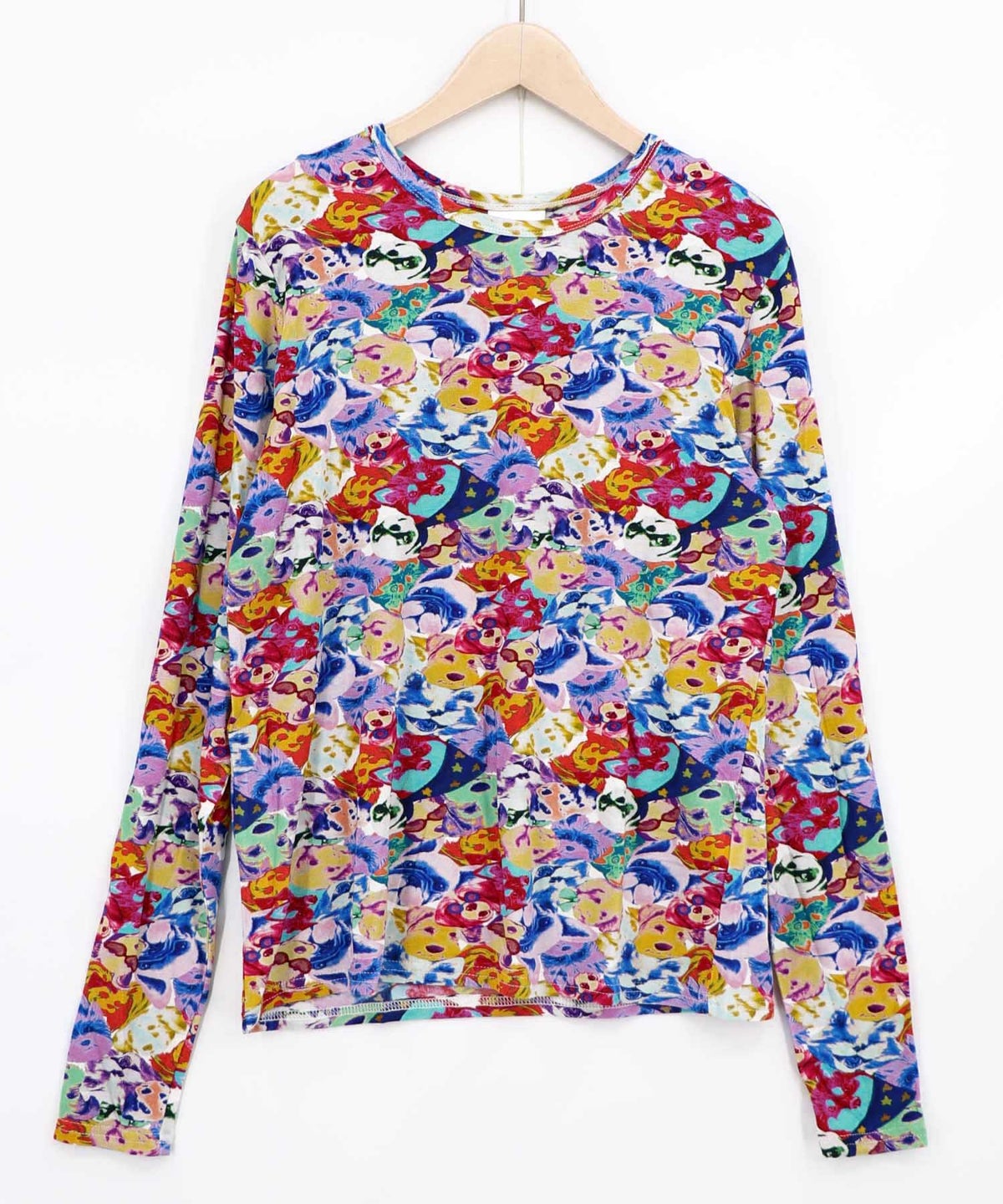 3柄展開 吸湿発熱素材 ロングスリーブTシャツ-11