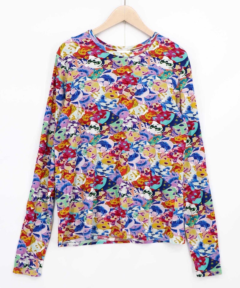 3柄展開 吸湿発熱素材 ロングスリーブTシャツ-11