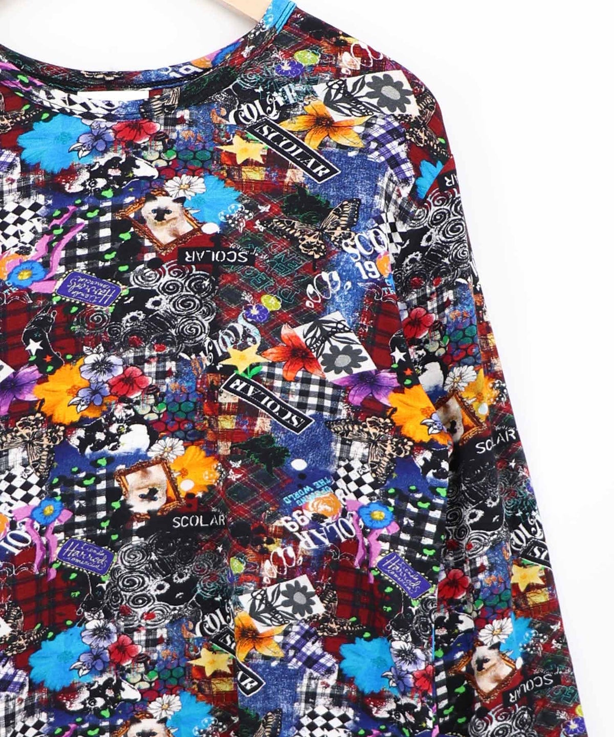 3柄展開 吸湿発熱素材 ロングスリーブTシャツ-14