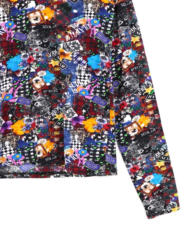 3柄展開 吸湿発熱素材 ロングスリーブTシャツ-15