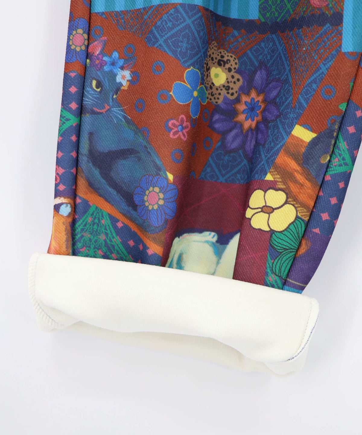 3柄展開 POP総柄あったかパンツ-24