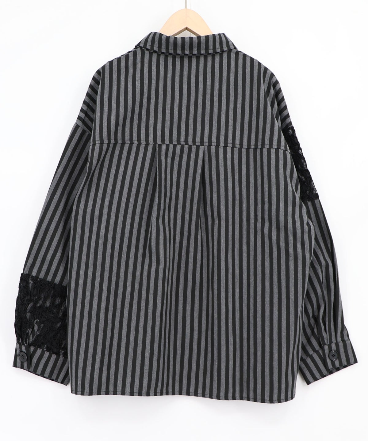 ストライプorデニムor迷彩 POPロゴシャツ-11